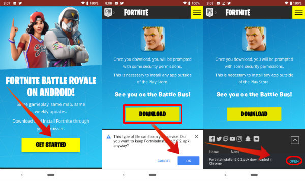 Fortnite Android PreInstall