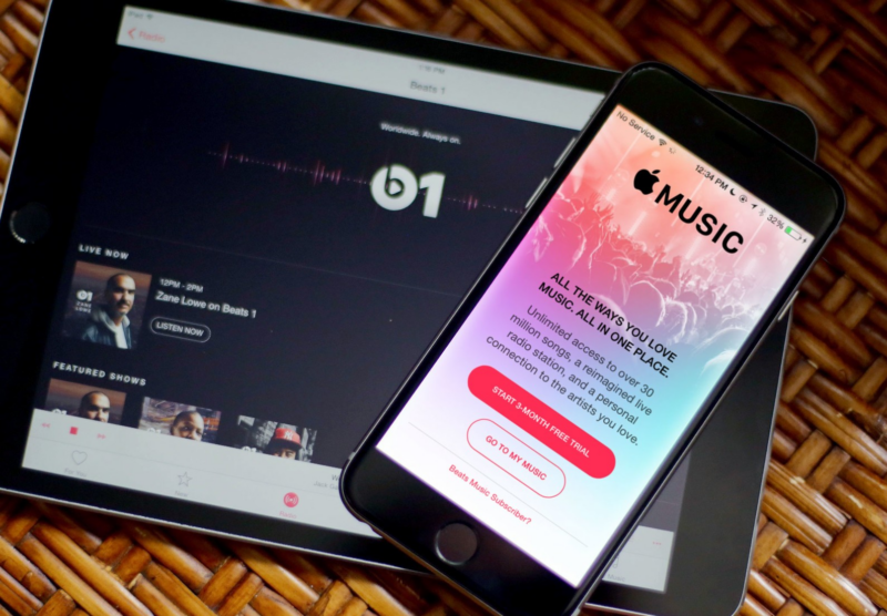 Spotify, Apple Music, and YouTube Music subscribers