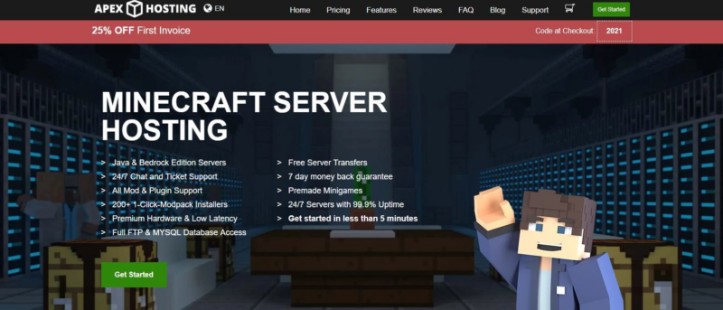Best Minecraft server hosting service 