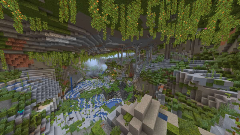 Minecraft's lush cave biome