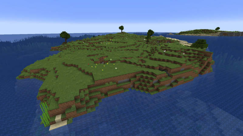 Minecraft's survival island seed