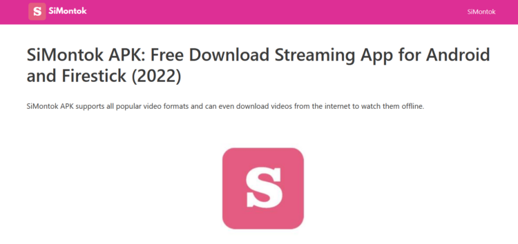 SiMontok APK Install or Download to watch movies online
