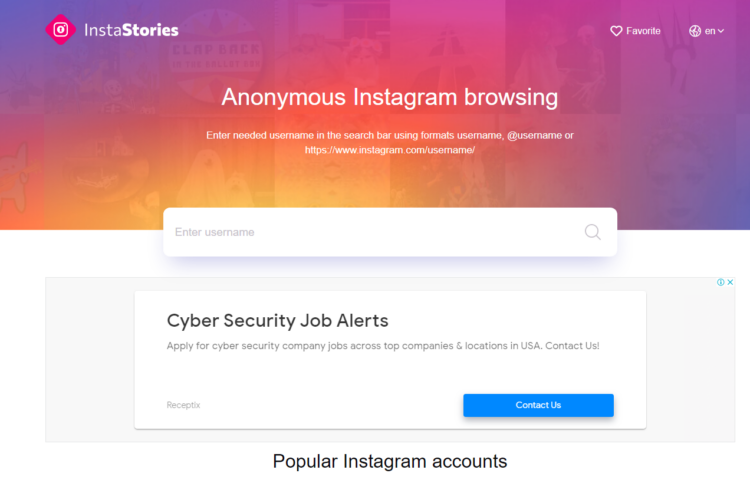 Instastories view instagram stories Alternatives